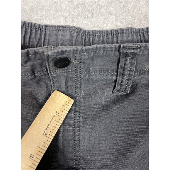 Wrangler All Terrain Men's Outdoor Utility Shorts Gray Size 48 Canvas 6 Pockets - Picture 5 of 11